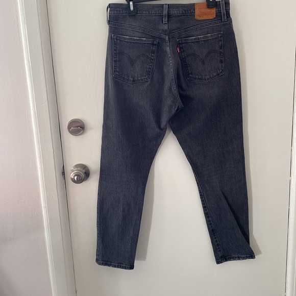 Levi’s 501 S Skinny Dark Gray Denim Jeans Size 31 - Picture 2 of 13